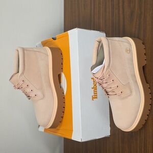 Timberland Stone Street Mid Boots Light Pink Nubuck  Women's Sz 8.5 0A6EJ9 EKD